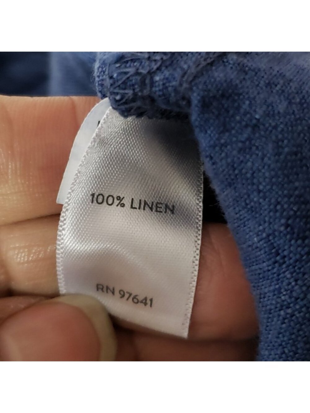 J.Jill Love Linen Wide-Leg Crop Pants Blue  Petite Small - Picture 14 of 14